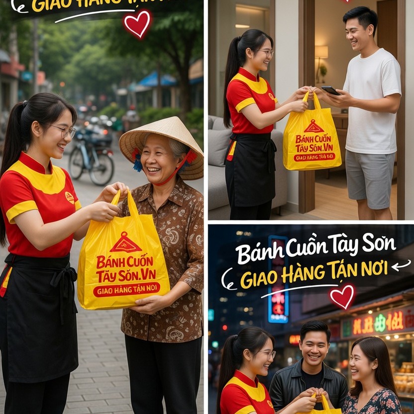 BÁNH CUỐN TÂY SƠN QUẬN 1 – THÈM MÓN NGON, NGẠI ĐI XA? CÓ NGAY GIAO TẬN NƠI