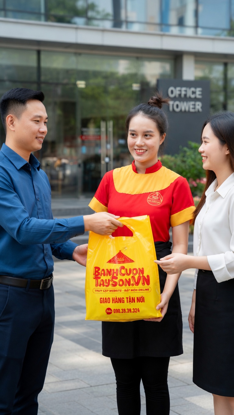 BÁNH CUỐN TÂY SƠN QUẬN 1 GIAO TẬN NƠI – BỮA TRƯA NGON, TIỆN LỢI CHO DÂN VĂN PHÒNG