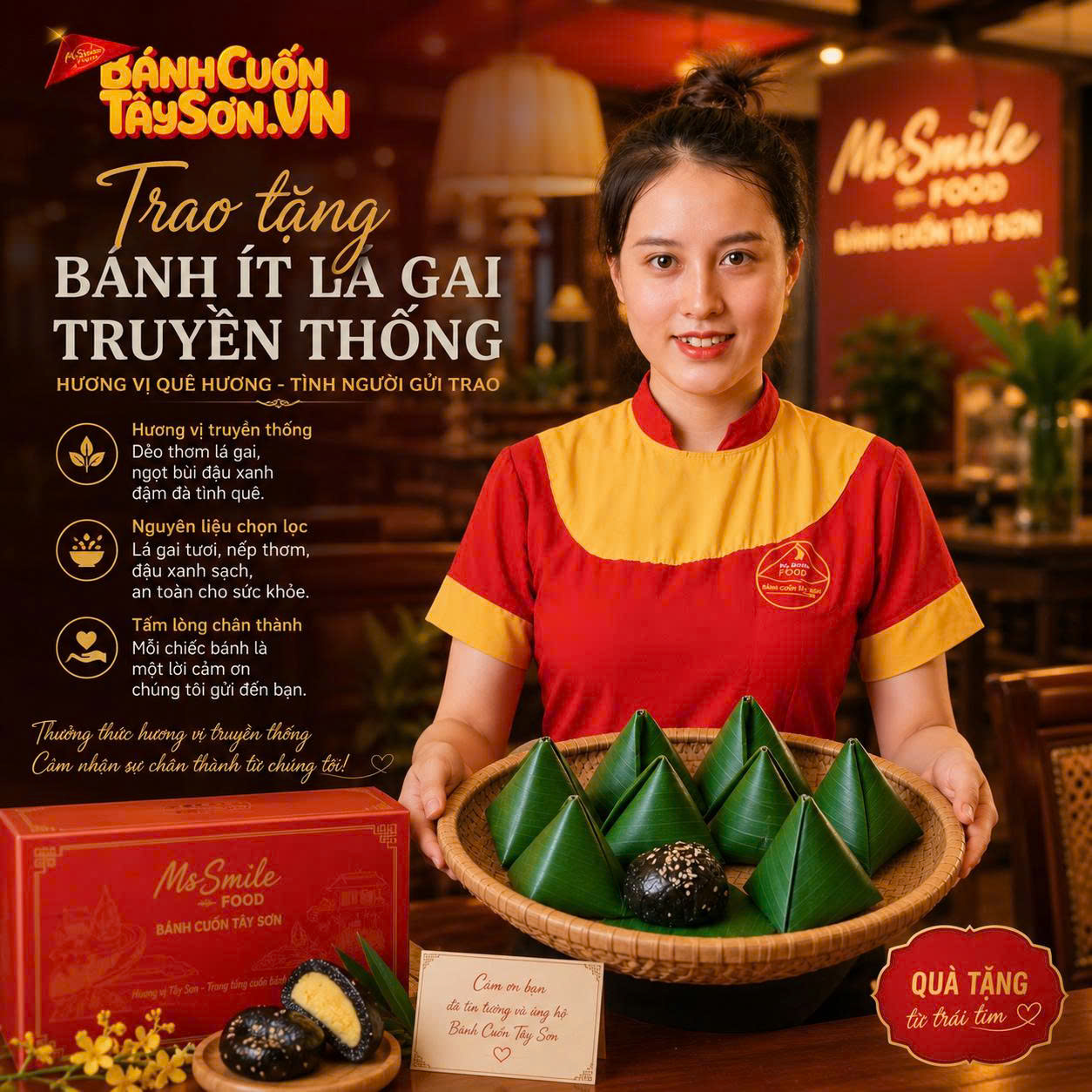 MỘT CHIẾC BÁNH ÍT, MỘT CHÚT QUÊ HƯƠNG TẠI THÀNH PHỐ HỒ CHÍ MINH