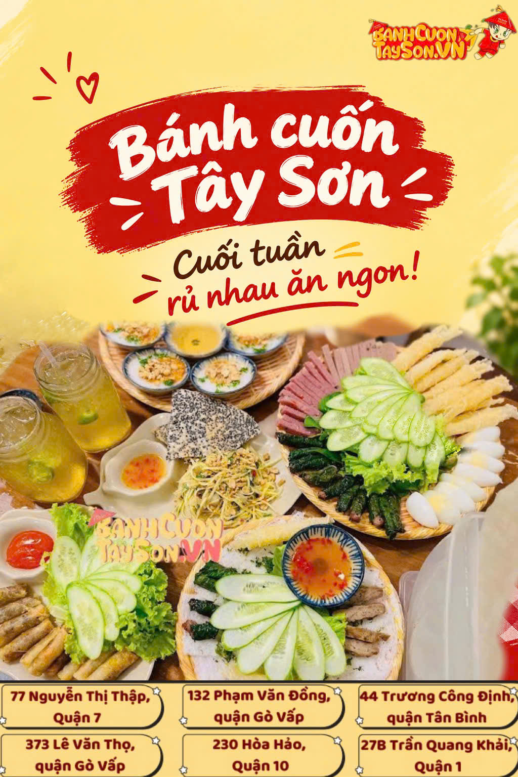 CUỐI TUẦN ĂN GÌ? HẸN NHAU MỘT BỮA, KỂ NHAU NGHE CHUYỆN CẢ TUẦN TẠI BÁNH CUỐN TÂY SƠN MSSMILE FOOD