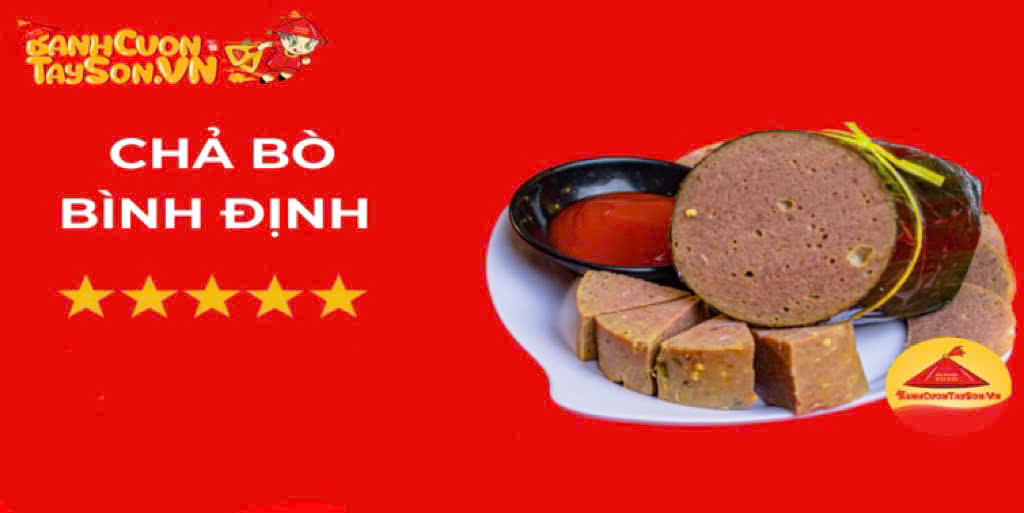 CHẢ BÒ BÌNH ĐỊNH – DAI CHUẨN VỊ, GIÒN NHẸ, THƠM NỒNG TIÊU QUÊ TẠI BÁNH CUỐN TÂY SƠN MSSMILE FOOD