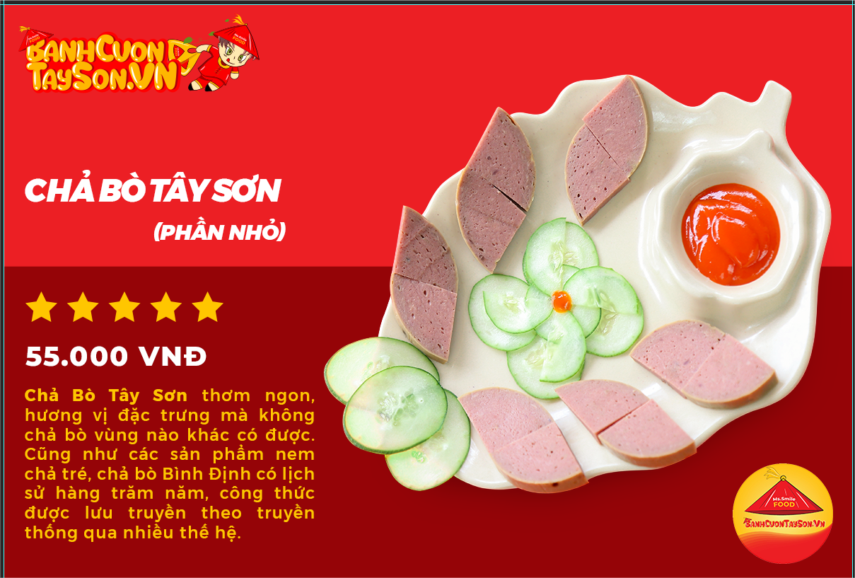ƯU ĐÃI VÀNG TẠI MSSMILE FOOD – CHẢ BÒ TÂY SƠN CHỈ CÒN 35K!