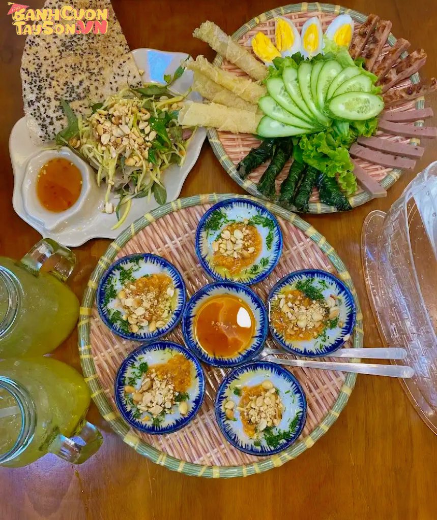 ĐẶC SẢN BÌNH ĐỊNH CHUẨN VỊ TẠI BÁNH CUỐN TÂY SƠN MSSMILE 44 TRƯƠNG CÔNG ĐỊNH