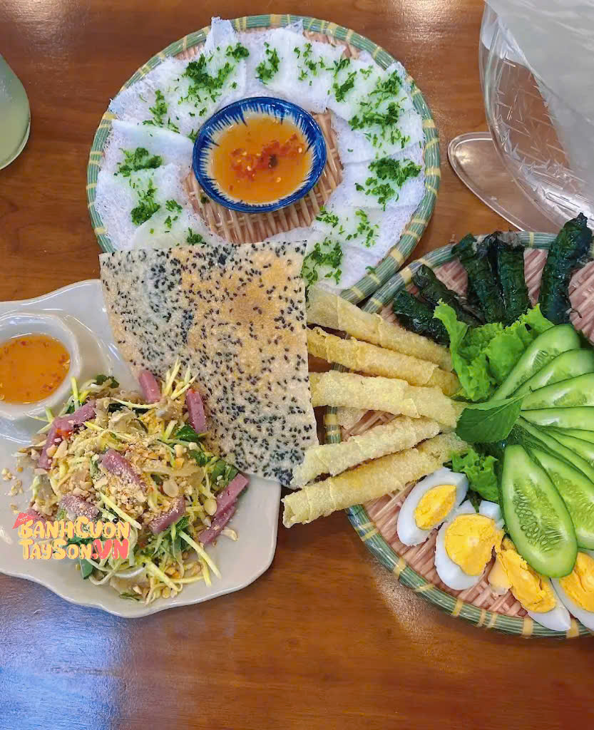 COMBO ĐẶC SẢN BÌNH ĐỊNH “ĂN LÀ GHIỀN” TẠI BÁNH CUỐN TÂY SƠN MSSMILE FOOD