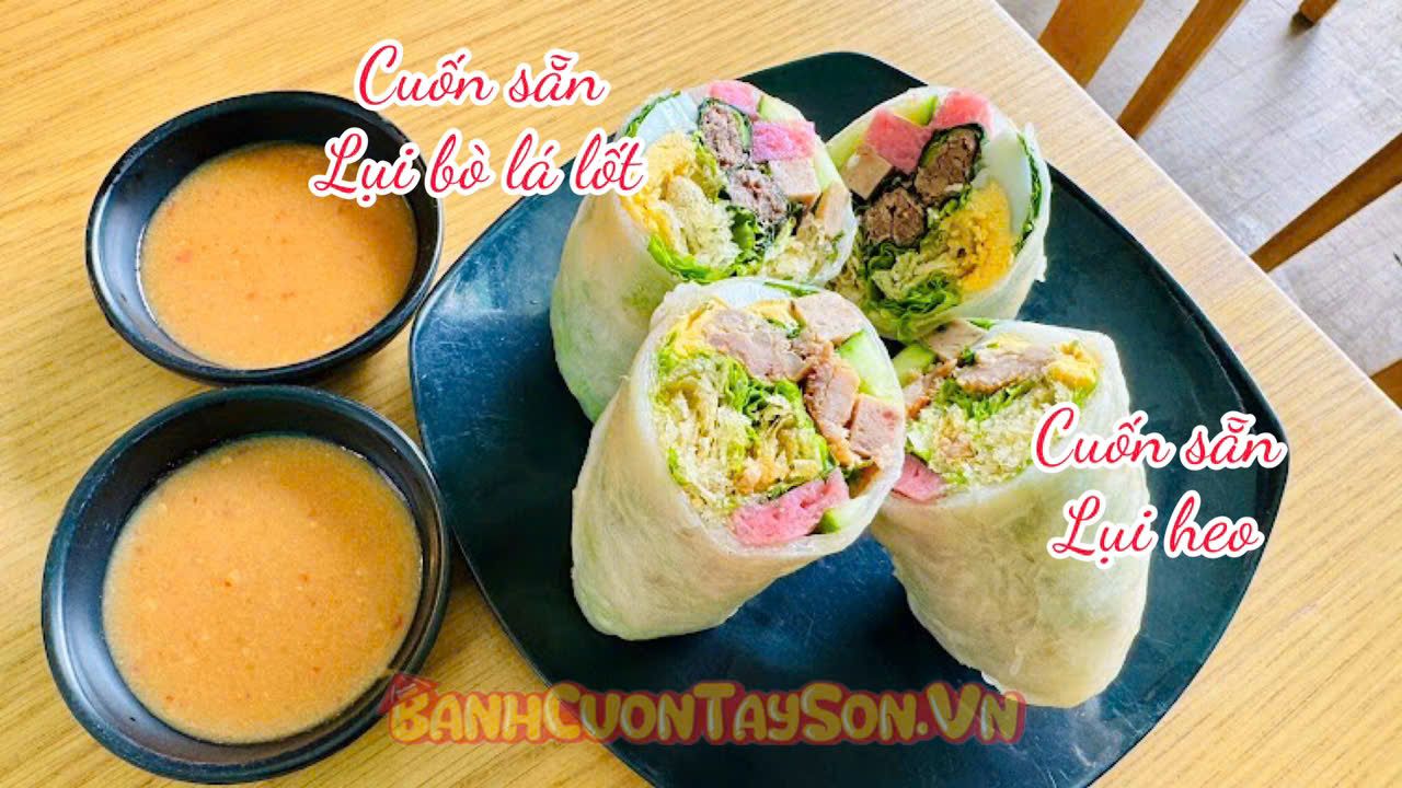 Bánh cuốn Tây Sơn – Món ăn sáng ngon cho cư dân Vĩnh Điềm Trung Nha Trang