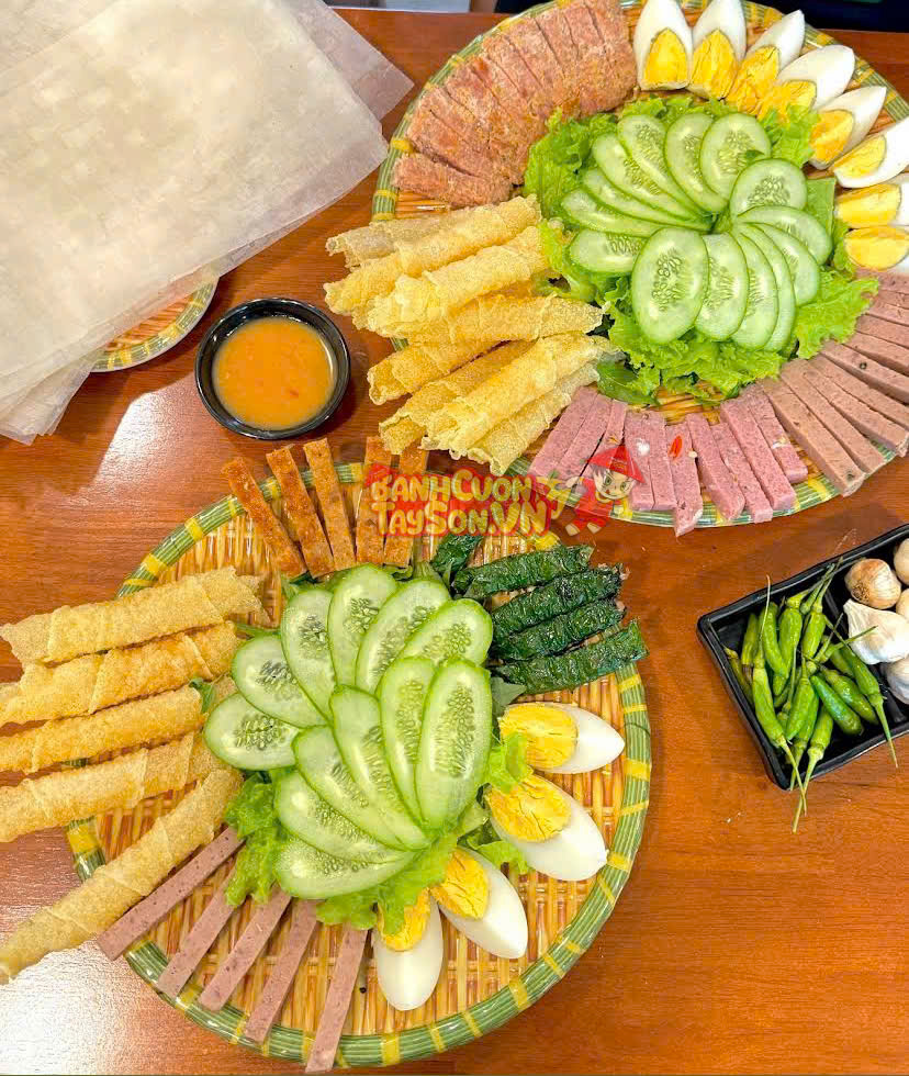 MẸT BÁNH CUỐN TÂY SƠN TỰ CUỐN TẠI BÁNH CUỐN TÂY SƠN MSSMILE FOOD