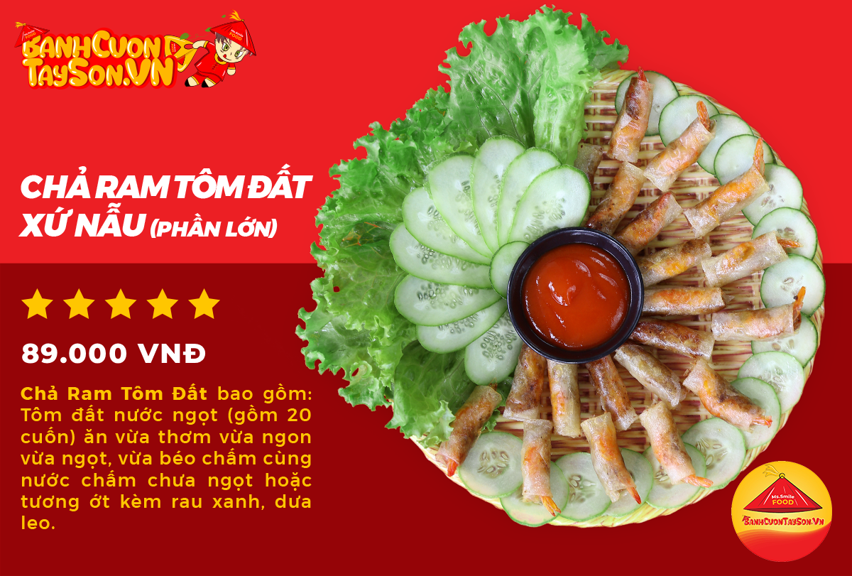 Chả Ram Tôm Đất Tasoco