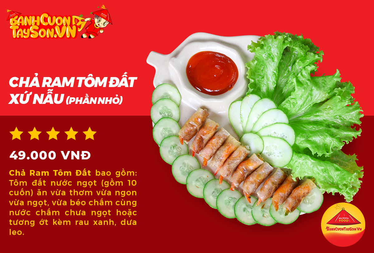 Chả Ram Tôm Đất Tasoco (Phần Nhỏ)