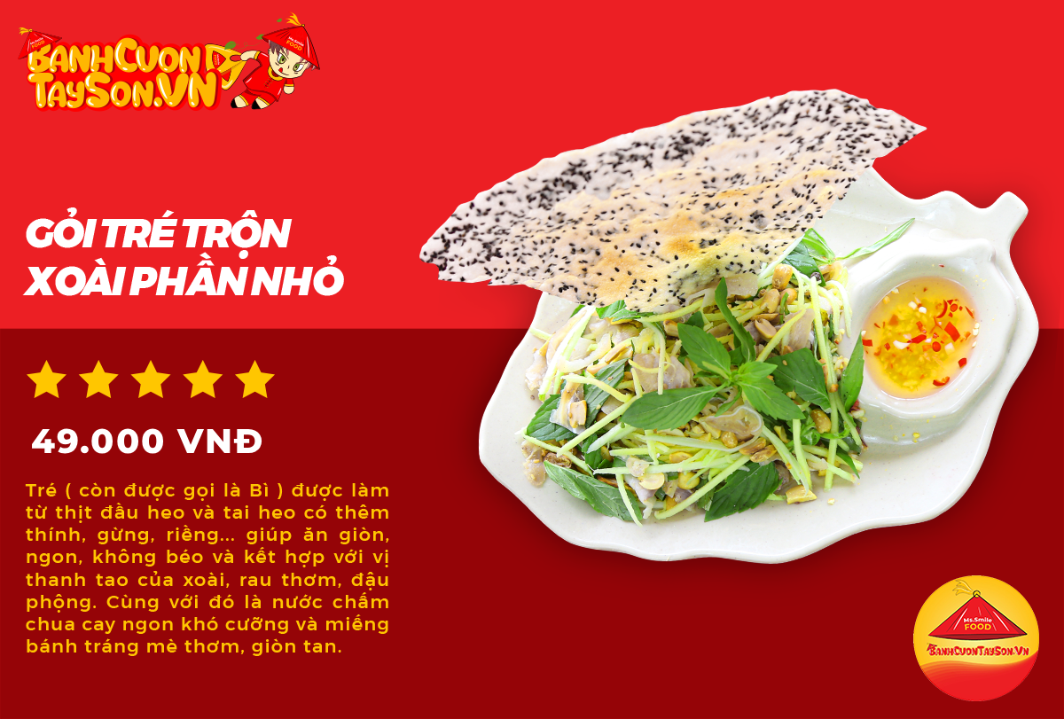Gỏi Tré Trộn Xoài (Phần Nhỏ)