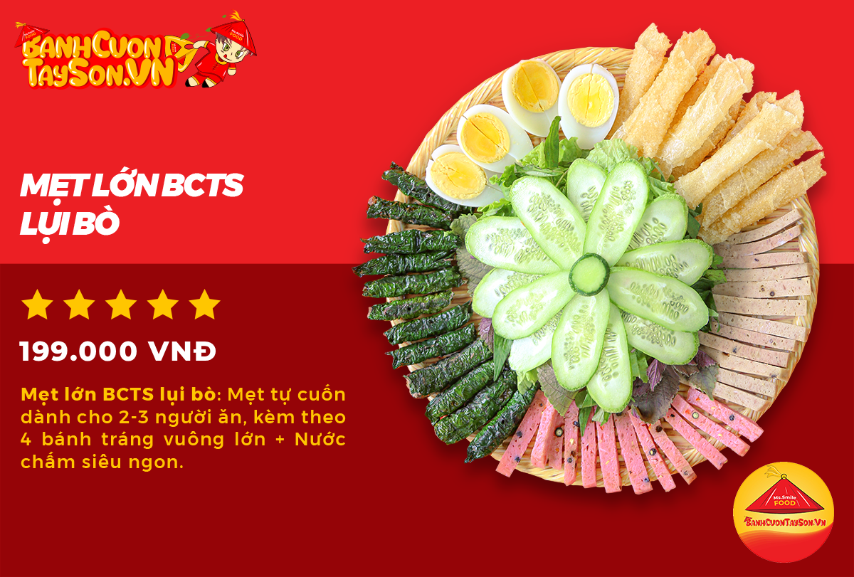Mẹt Lớn Bánh cuốn Tây Sơn  Lụi Bò