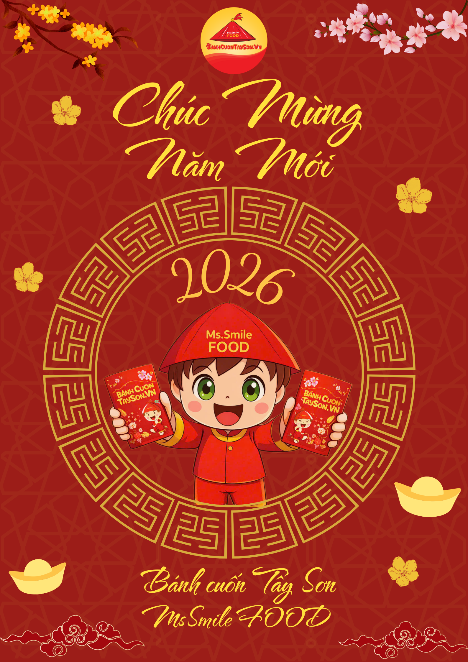 BÁNH CUỐN TÂY SƠN MSSMILE FOOD CHÀO ĐÓN NĂM MỚI 2026!