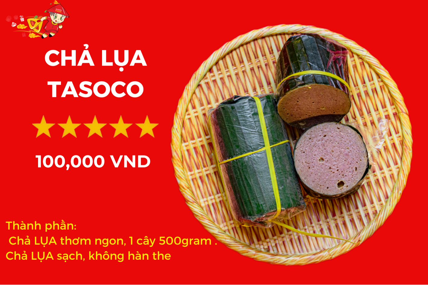 CHẢ LỤA TASOCO