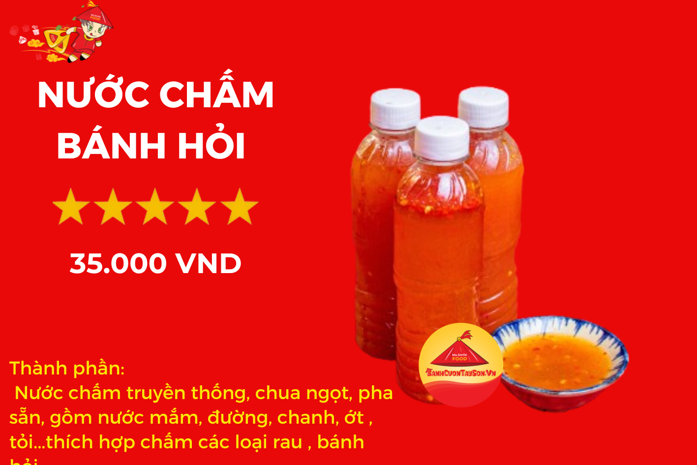 NƯỚC CHẤM CHUA NGỌT